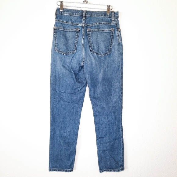 Everlane Worn-In Mid Blue The Cheeky Crop Jean 25 - Picture 3 of 5